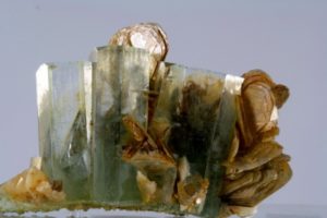 cristal de aguamarina de Chumar Bakar en Pakistán