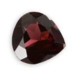 cut almandite garnet