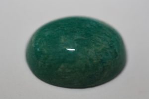 cabochon of amazonite from Brazil