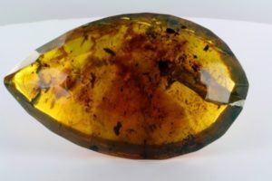 blue amber from Dominican Republic