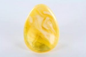 amber cabochon from the Baltic, Poland