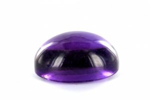 cabochon of amethyst from Brazil