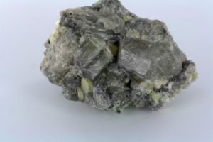 analcime crystal from La Reunion in France