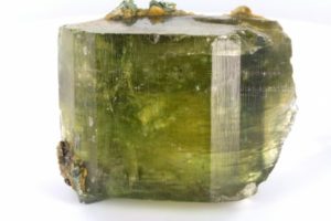 cristal d'apatite verte d'Espagne