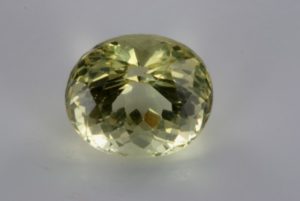 yellow apatite from Tanzania oval cut