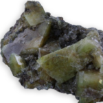 кристалл аугелита из реки Блоу (Юкон, Канада)