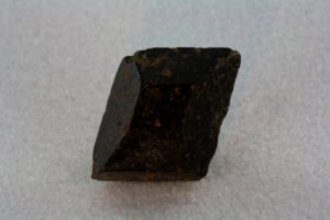 augite crystal from Auvergne in France