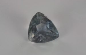 blue baryte triangle cut