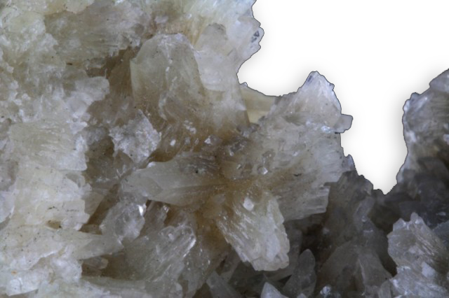 cristalli di baritocalcite di Mont - St. Hilaire in Canada