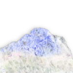 加拿大圣西莱尔山的蓝色碳硅碱钙石