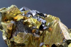 cristalli di calcopirite di Huaron in Peru’