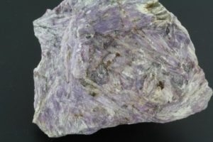 radiant crystals of charoite from Russia