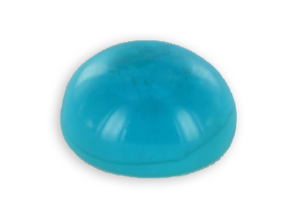 cabochon of silicious chrysocolla