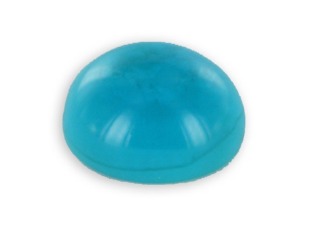 cabochon de chrysocolle siliceux