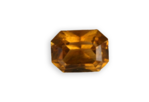 clinozoisite of Pakistan emerald cut