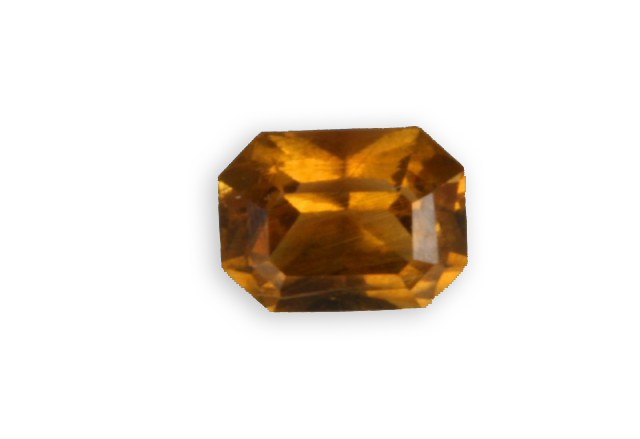 clinozoisite of Pakistan emerald cut