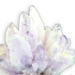 cristais de creedita violeta de Santa Eulalia no México