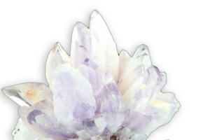 墨西哥圣欧拉利娅的紫色克雷蒂石晶体