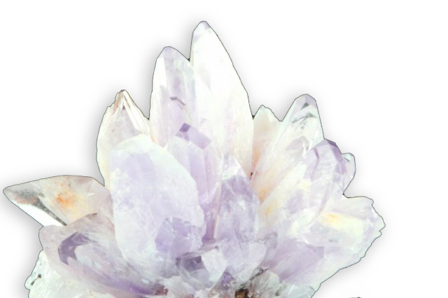 кристаллы сиреневого кридита из Санта-Эулалиа (Мексика)
