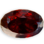 red cuprite from Namibia oval cut