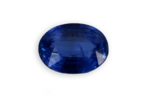 尼泊尔椭圆形的蓝晶石