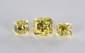Fancy Vivid Yellow Diamant aus Borneo