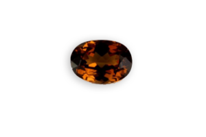 orange enstatite of Africa oval cut