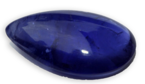 cabochon of hackmanite from Afghanistan