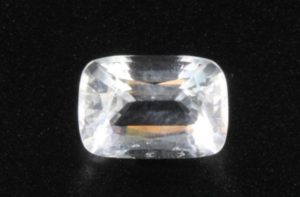 hambergite from Burma cushion cut