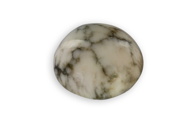 cabochon of howlite