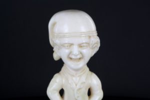 ivory - made character from Dieppe in France