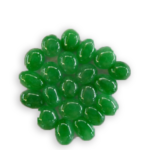 jade impérial de Birmanie taillé en cabochon