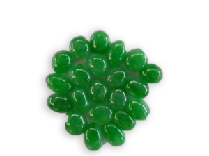 imperial jade from Burma cut in cabochon