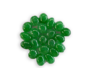 jade impérial de Birmanie taillé en cabochon