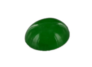Imperial jade from Burma cut in cabochon