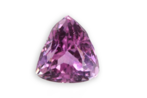 kunzite rosa di Paproke in Afghanistan a taglio trilliant