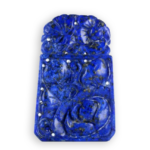 carved lapis lazuli from Afghanistan