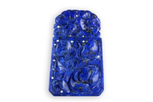 intaille de lapis-lazuli d'Afghanistan