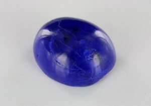 lazurite from Afghanistan cut in cabochon