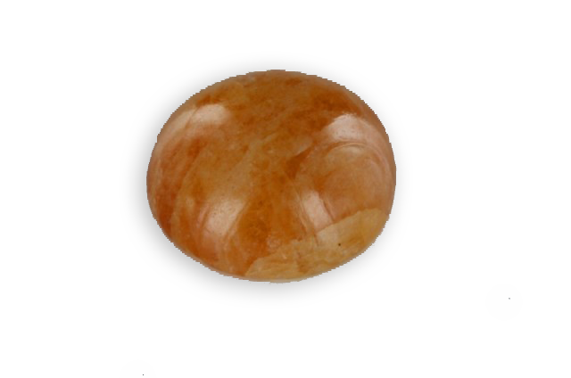 lithiophilite cut in cabochon