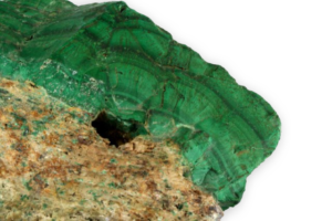 nodule of malachite from Zaire