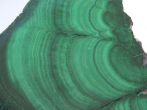 malachite zonée du Zaire