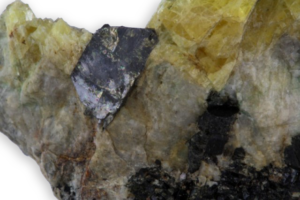 cristal de méliphanite de Norvège