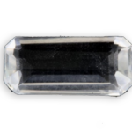 emerald cut natrolite from Russia