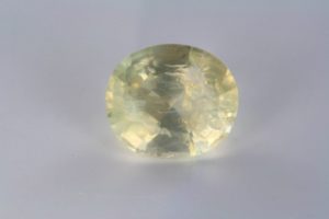oval cut pargasite from Mogok in Burma