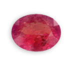 pink pezzottaite from Madagascar oval cut