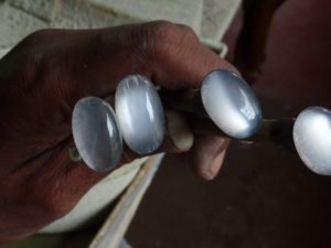 moonstone cabochon from Sri Lanka