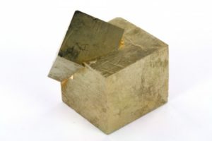 西班牙里奥哈的黄铁矿立方体