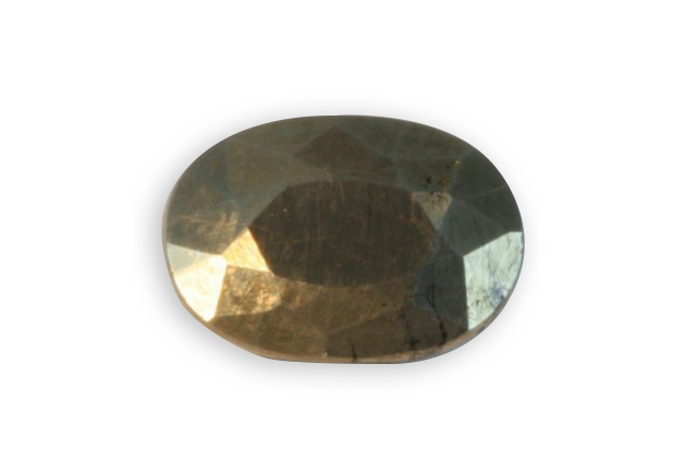 马达加斯加的椭圆形黄铁矿