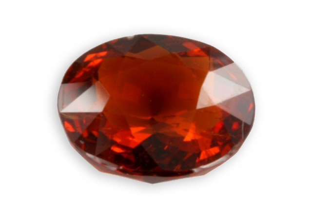 pyrope garnet from Africa oval cut